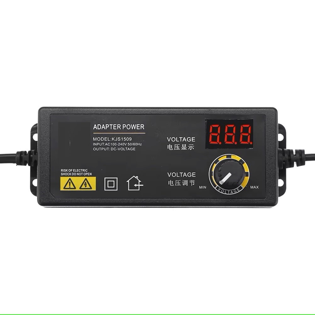 1X Adjustable Voltage 3 to 36V AC / DC Switch Power Supply Adapter W/LED Display