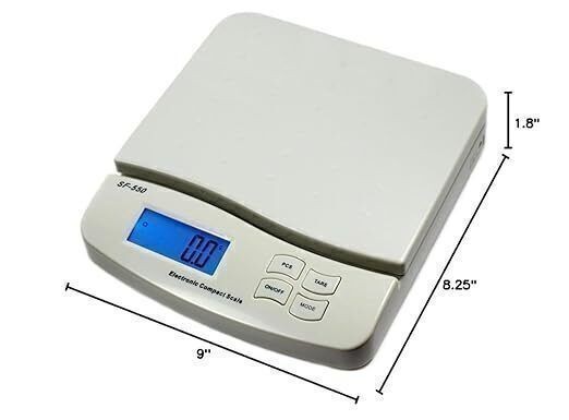 66LB x 0.1OZ Digital Postal Shipping Scale Weight Postage Kitchen SF-550 30 KG