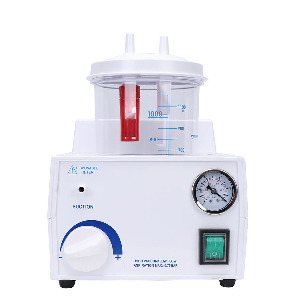 1L Portable Phlegm Suction Unit Emergency Medical Vacuum Aspirator Machine USA