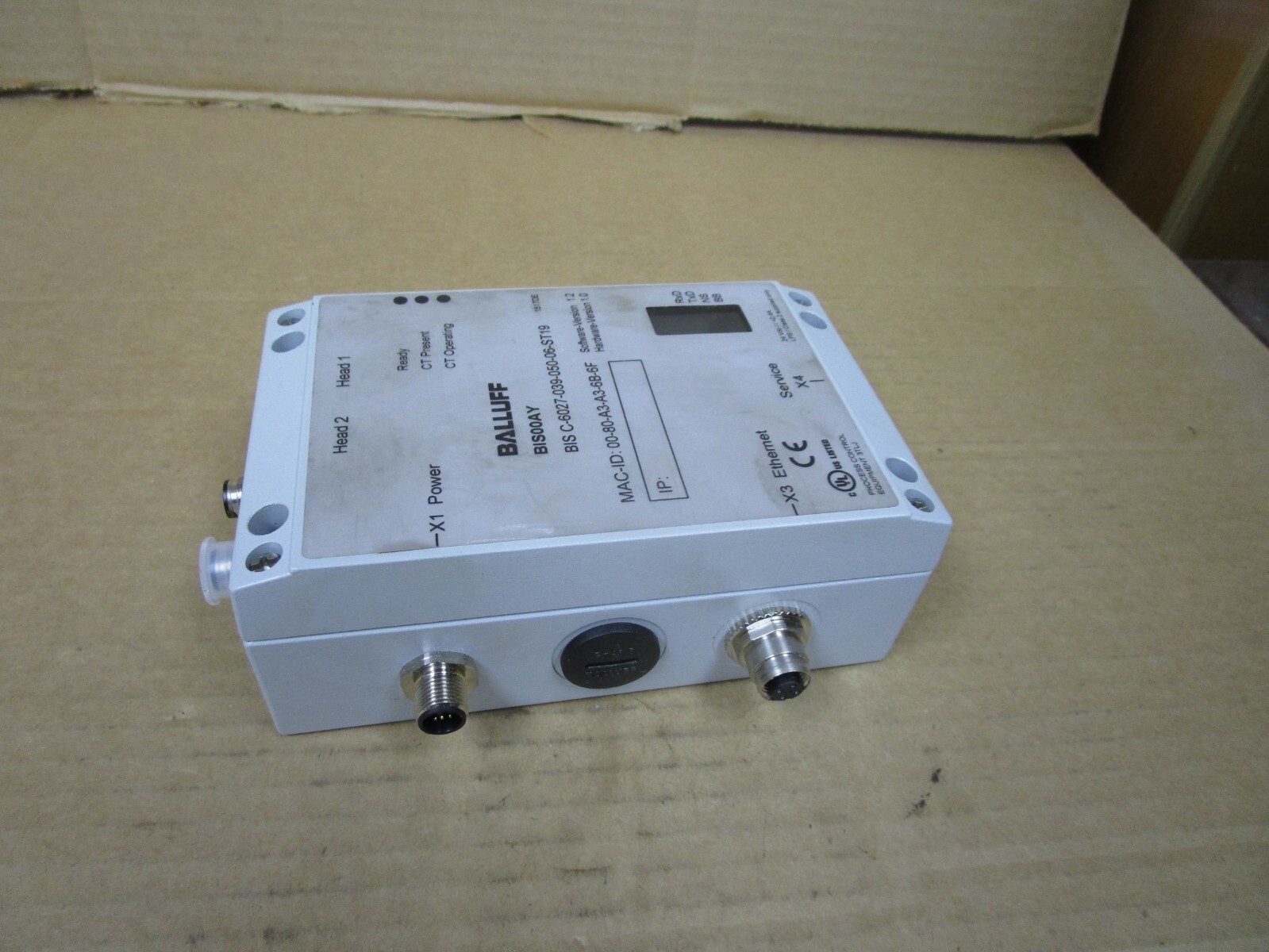 BALLUFF BIS00AY PROCESSOR UNIT BIS C-6027-039-050-06-ST19 24Vdc 0.4A