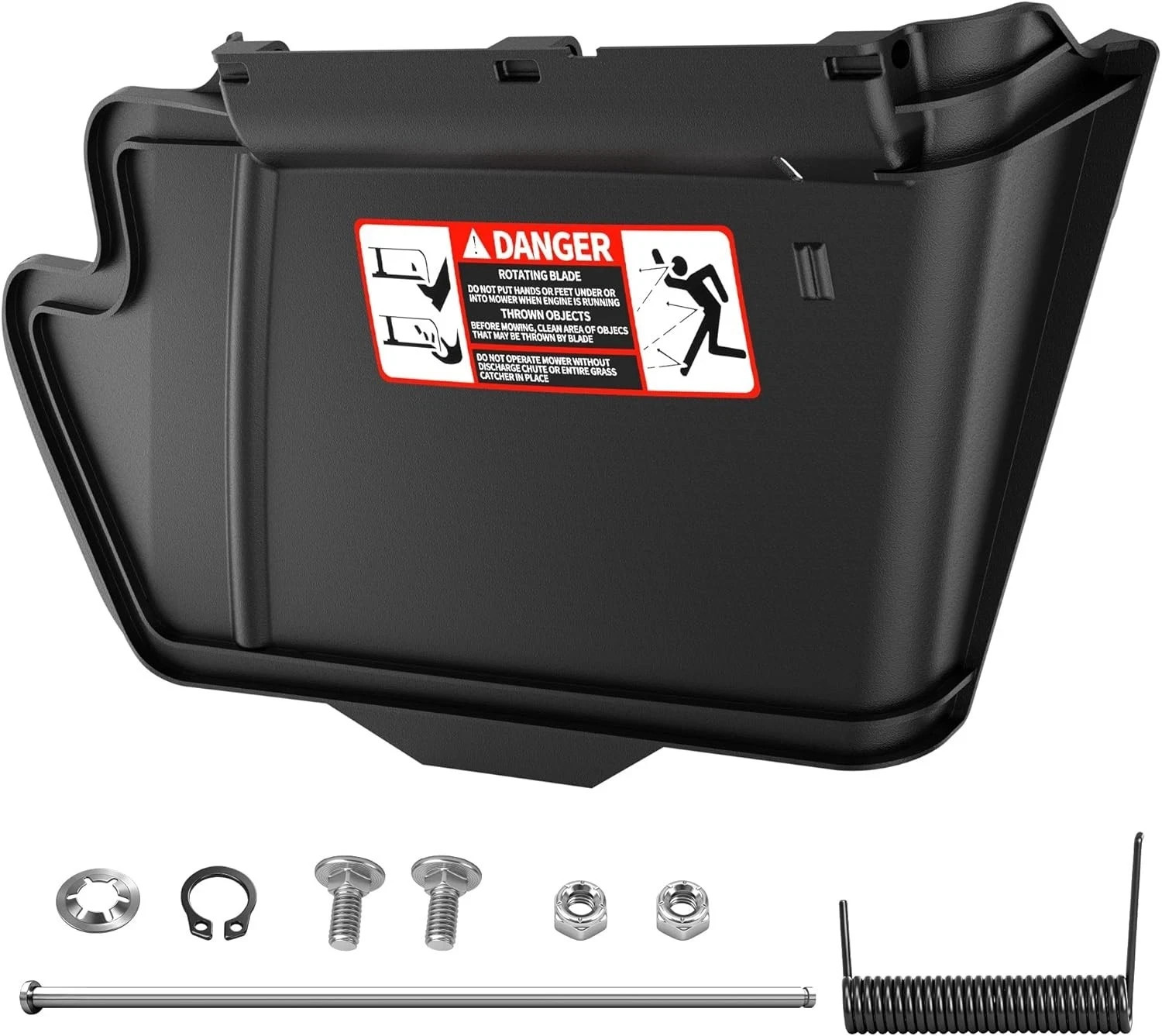 HTJYMY TCA16388 TCA16387 Discharge Chute Kit for JD X370, X380, X384, Black