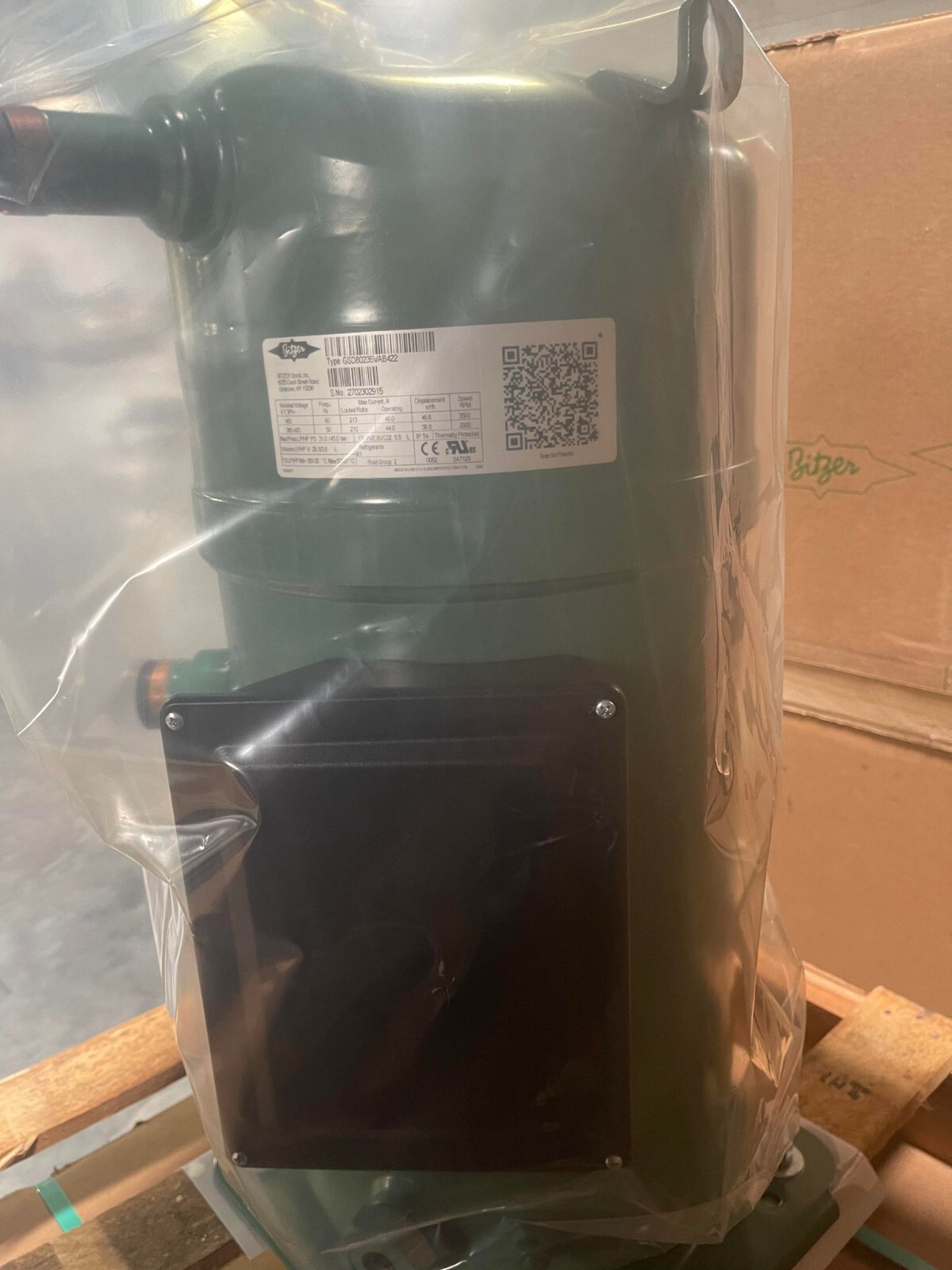 Bitzer Scroll Compressor GSD80235VAB422