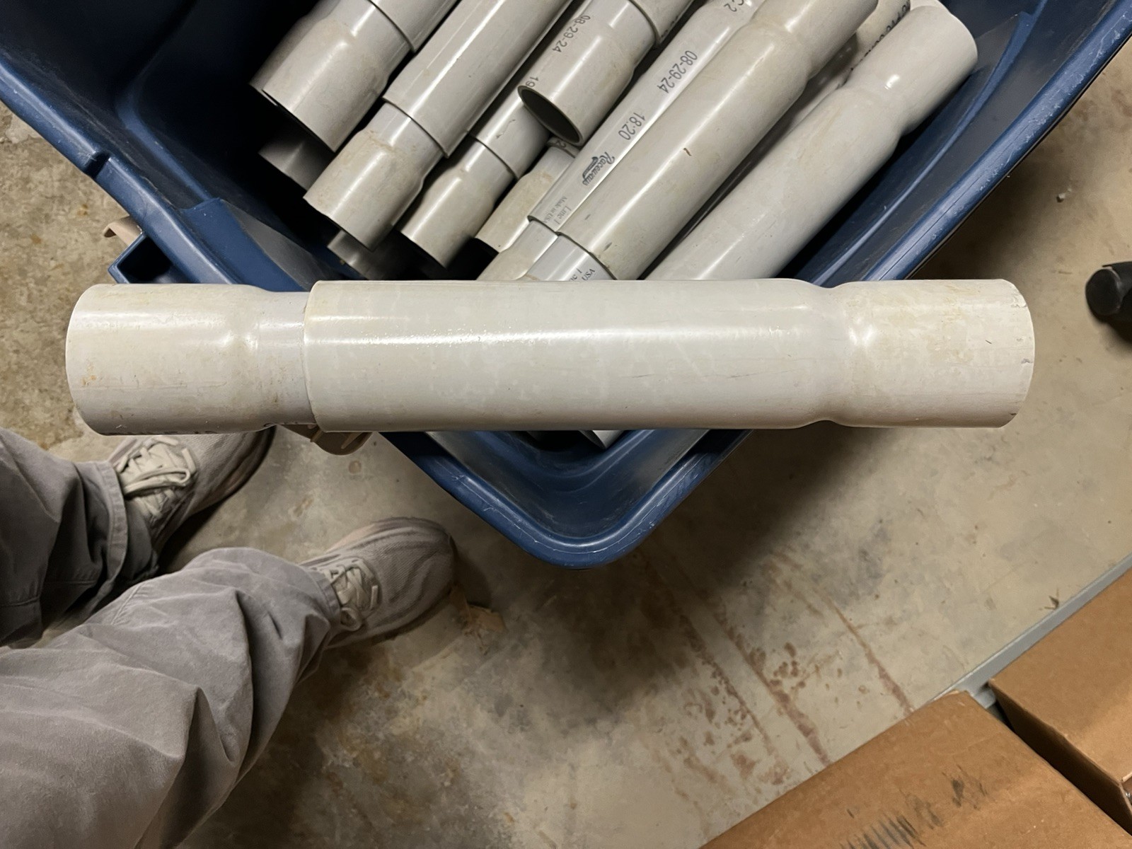 5 Long 2″ PVC Electrical Conduit Expansion Couplings Raceway 16 to 24 inch NEW