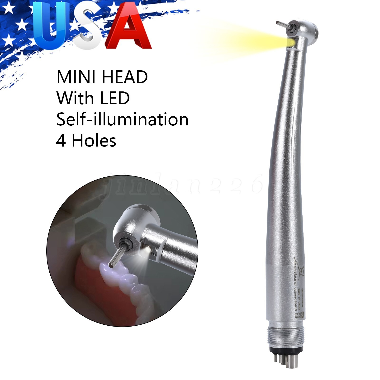 10* NSK PANA MAX Style Dental High Speed Handpiece Push Button 4Hole Air Turbine