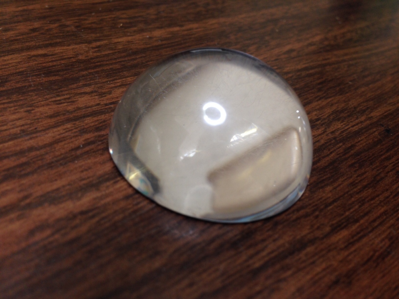 3.500″ Clear Solid Acrylic Half-sphere / Acrylic half ball