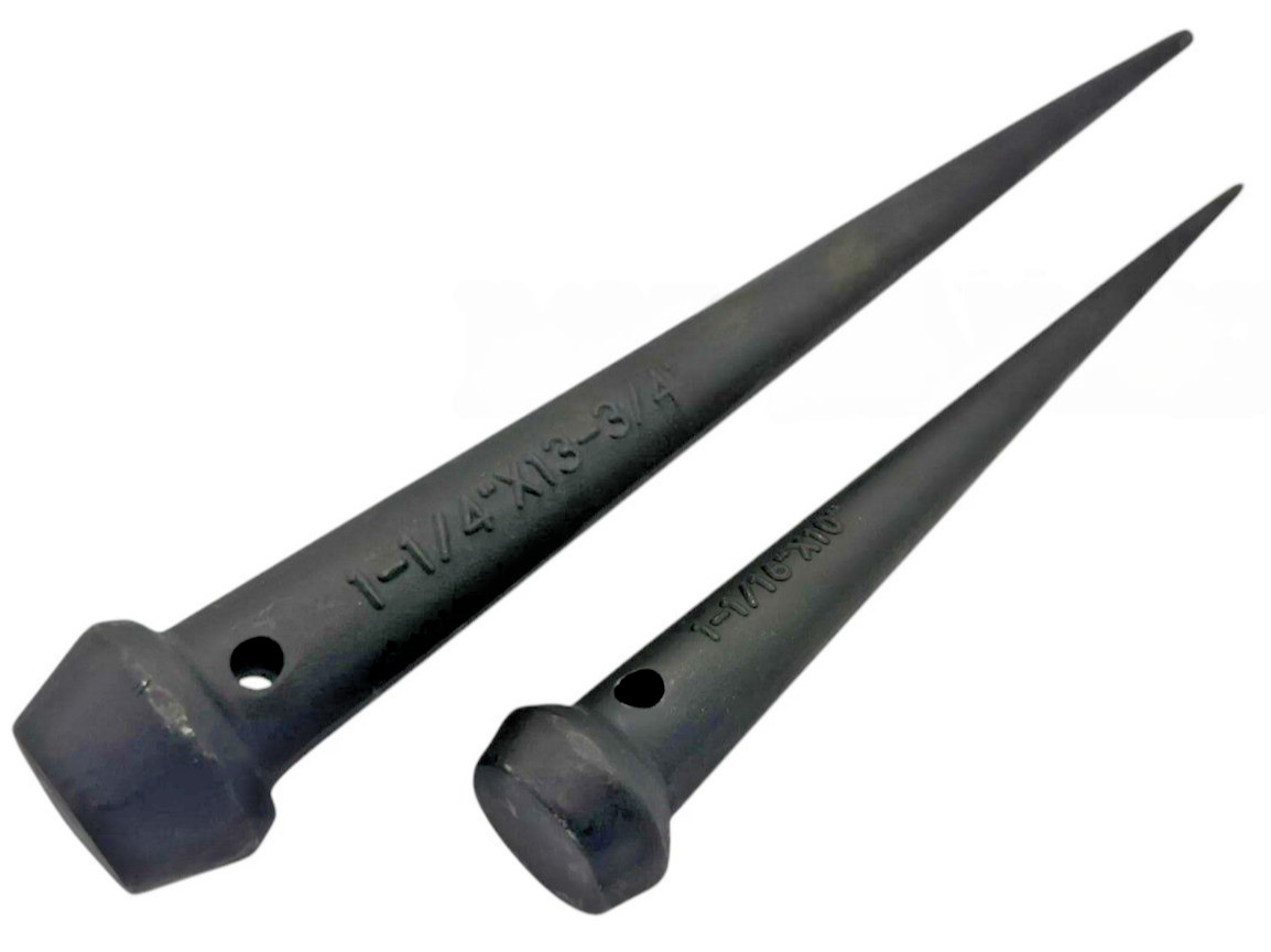 2-PCs Bull Pin 1-1/4″ X 13-3/4″ And 1-1/16″ X 10″ BROAD HEAD BULL PIN COMBO SETS