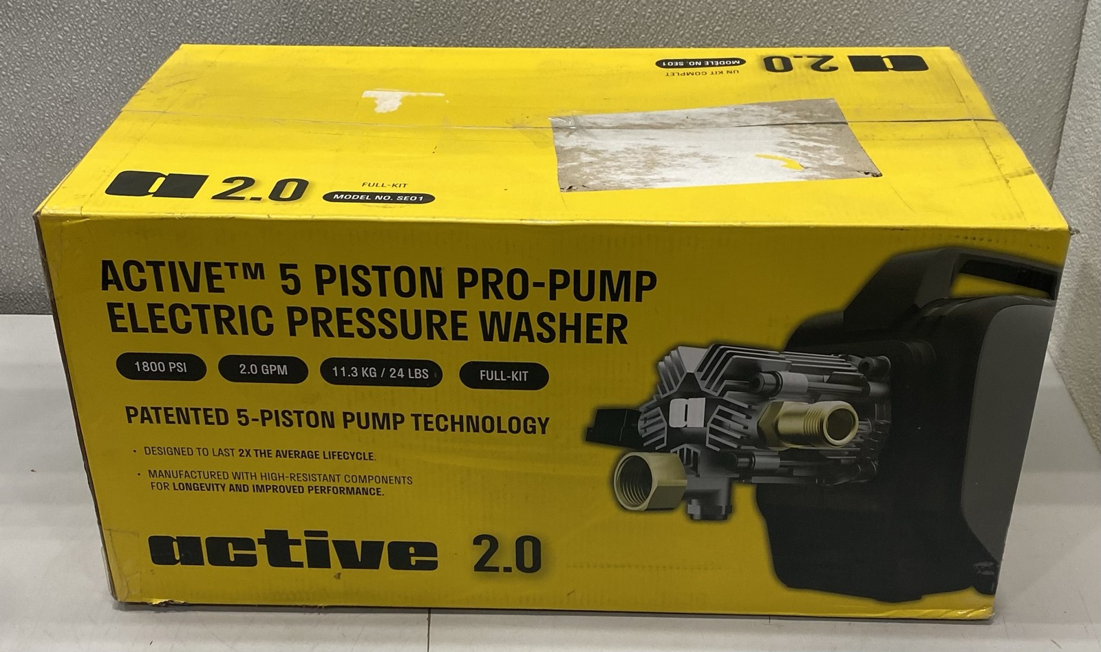 Active 2.0 5 Piston Pro-Pump Electric Pressure Washer SE01