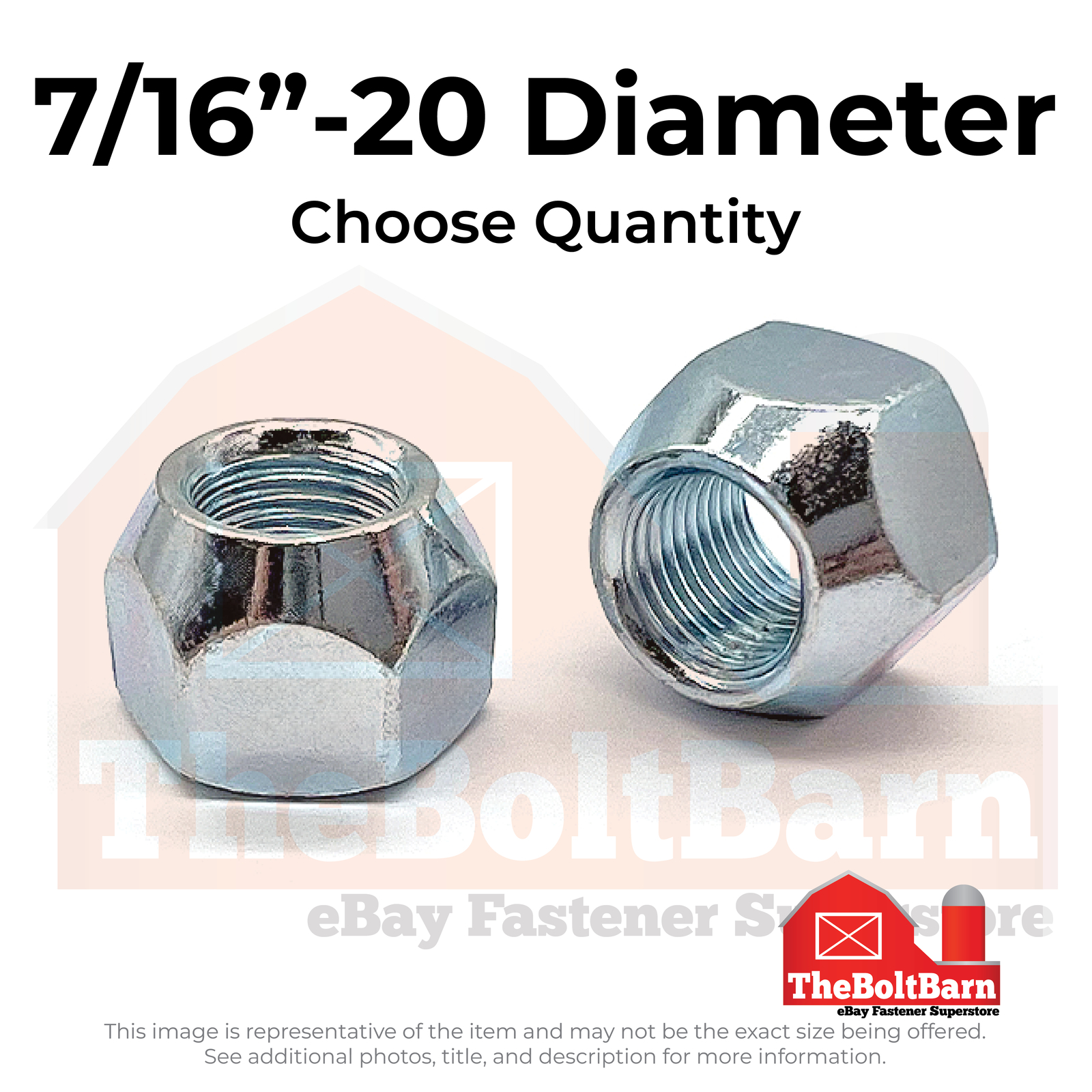 7/16-20×9/16″ Right Hand Wheel Nuts 60° Taper (Pick Quantity)