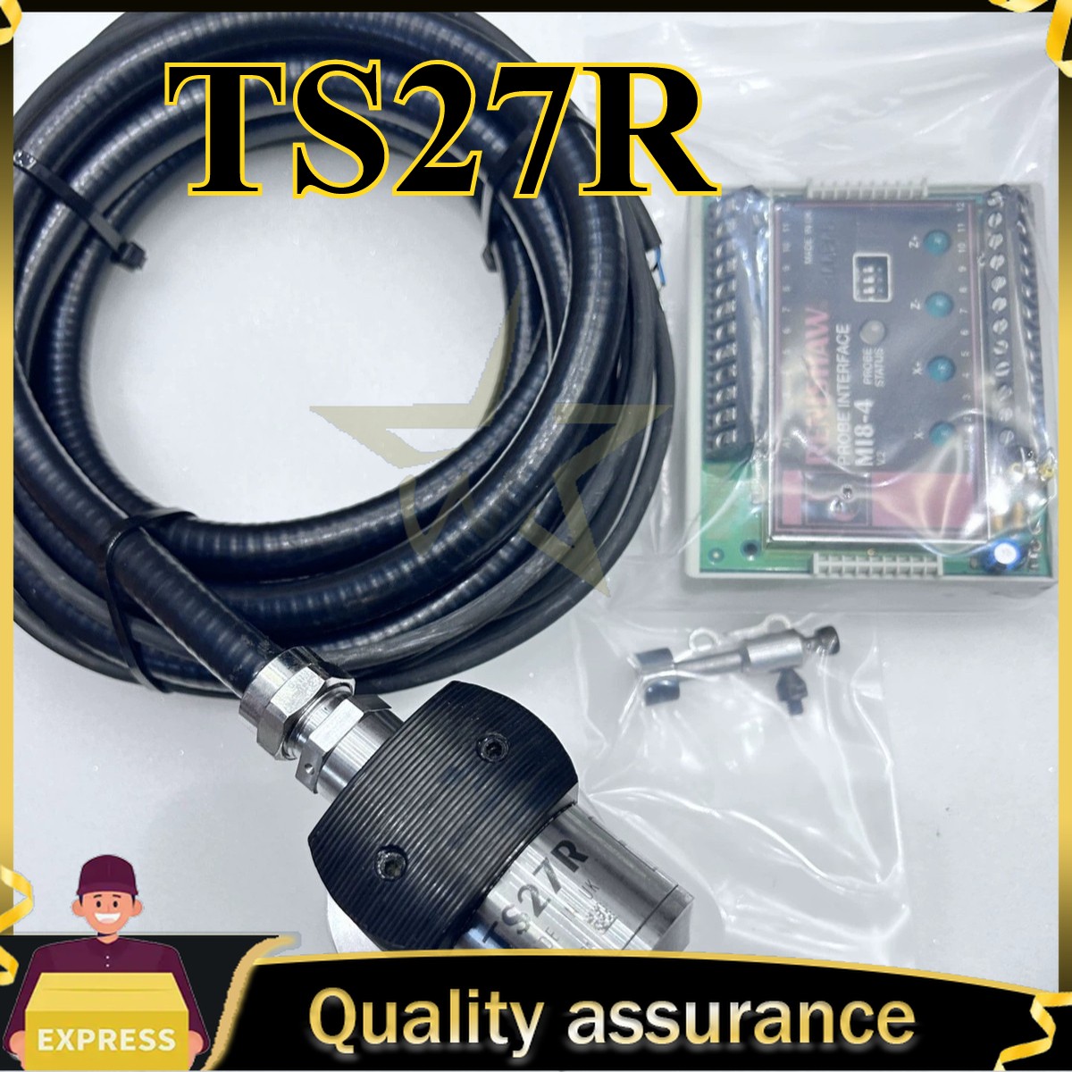 RENISHAW TS27R New for Applicable +Junction Box Mi8-4 100% TESTED 8m Cable