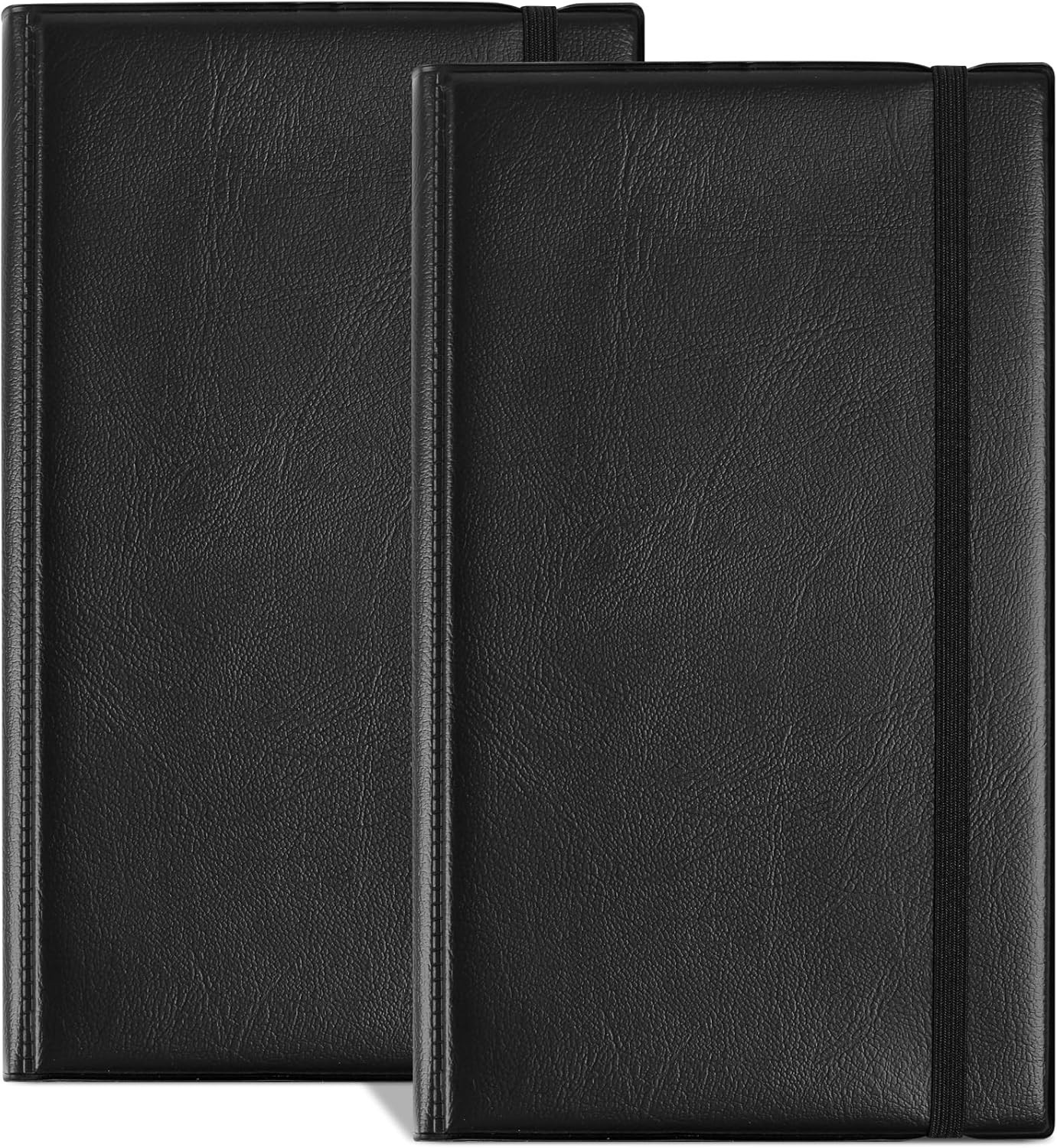 2 Leather pu Business Cards Holder Case Organizer 180 Name ID Credit Card Book