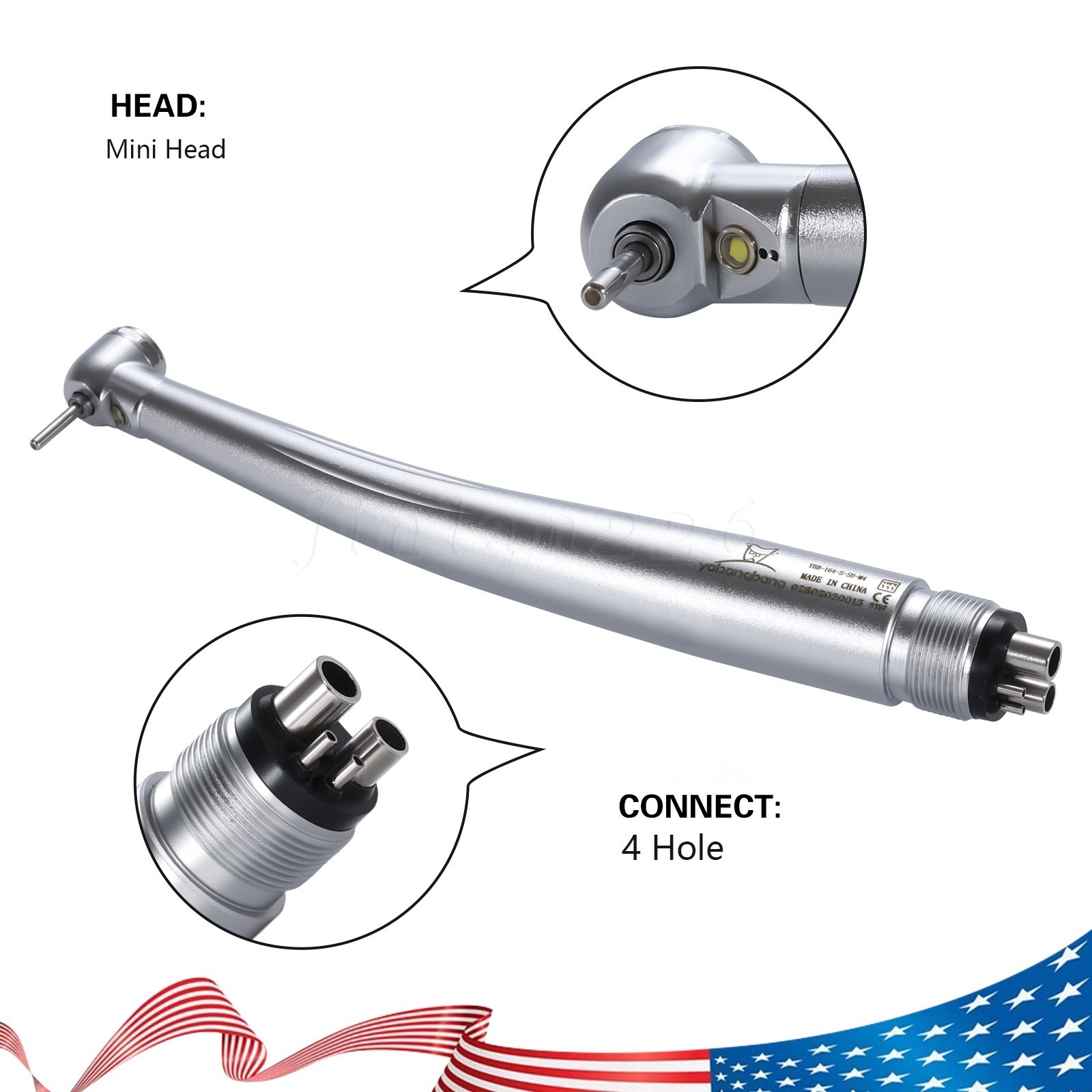 10* NSK PANA MAX Style Dental High Speed Handpiece Push Button 4Hole Air Turbine