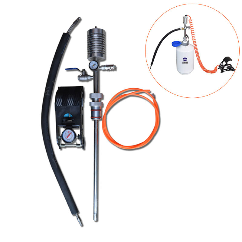 Pedal Type Liquid Nitrogen Pump Cryogenic Pump LN2 Tank Foot Pump 50mm Caliber