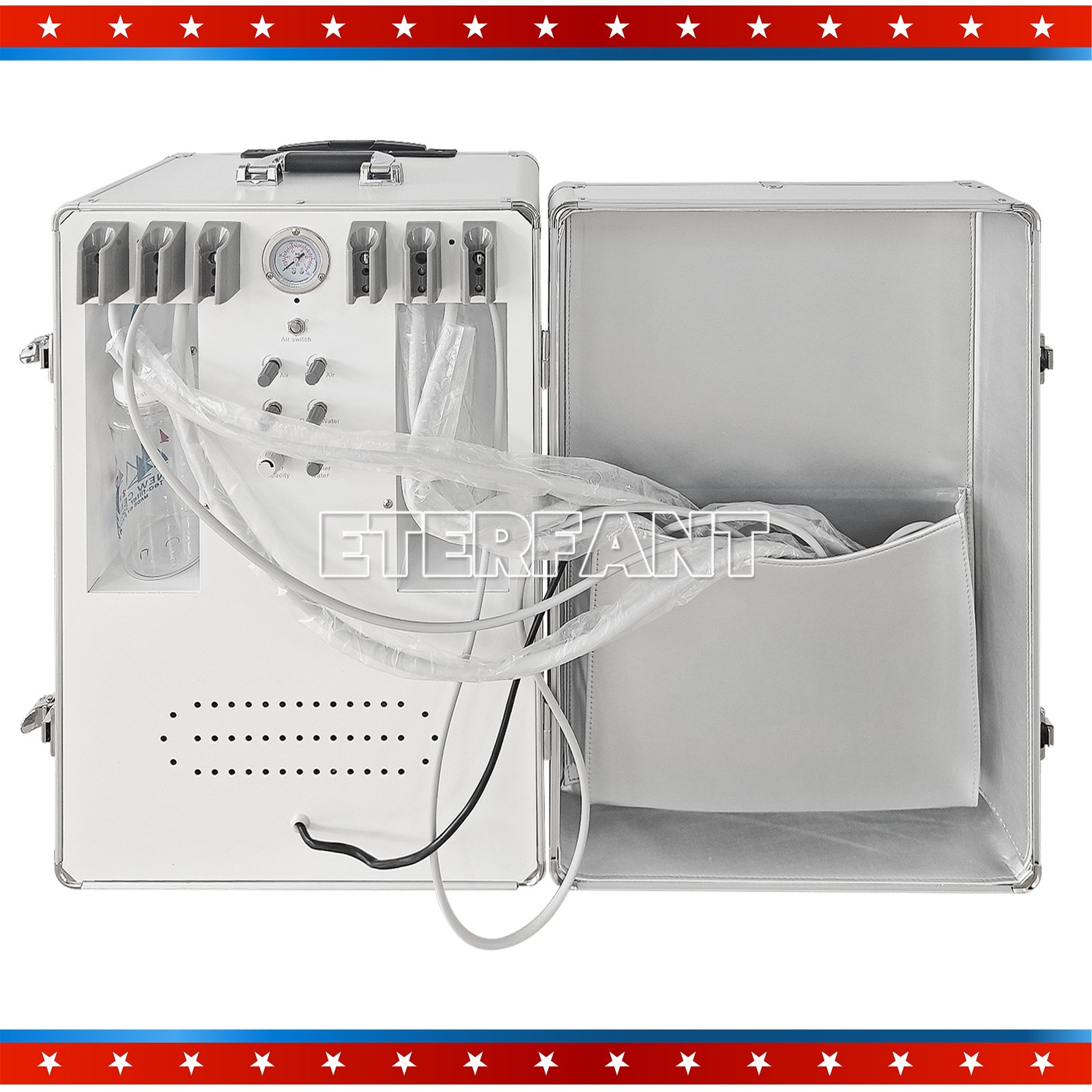 Dental Unit System Air Compressor Curing Light Scales/Delivery Cart Treatment US