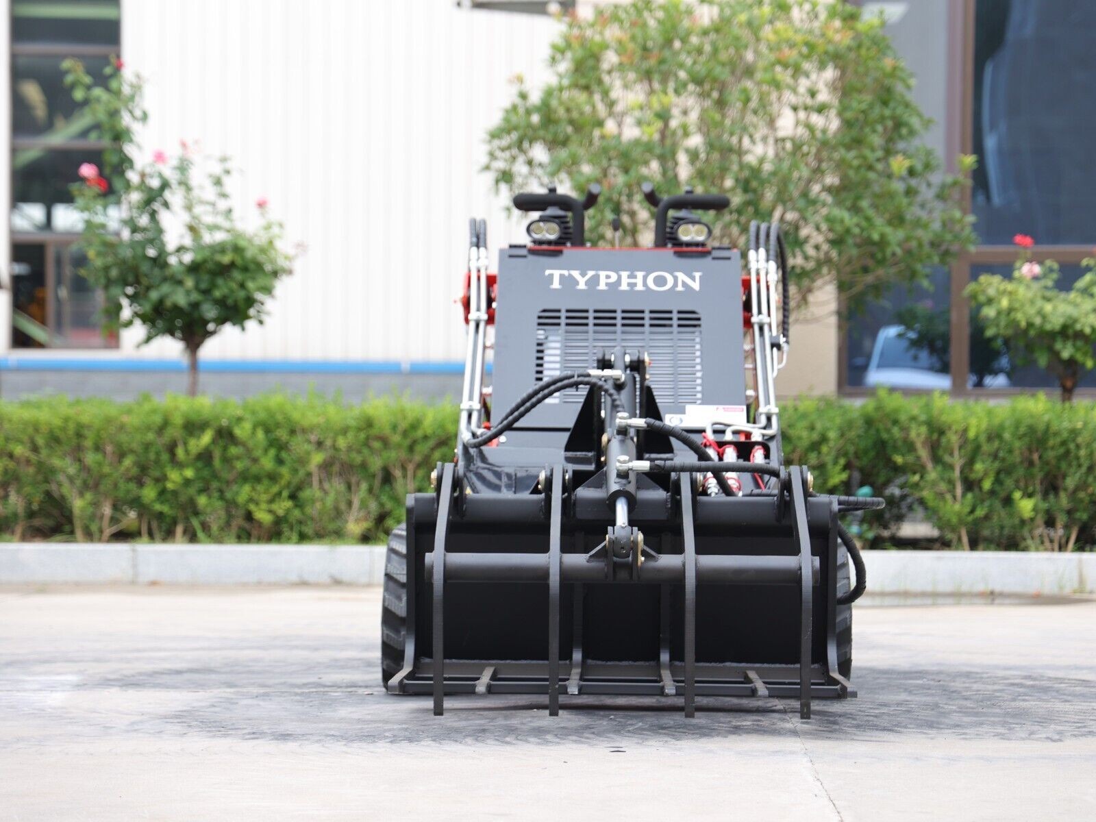 Grapple Grabber mini skid steer loader attachments for TYPHON STOMP skidsteer