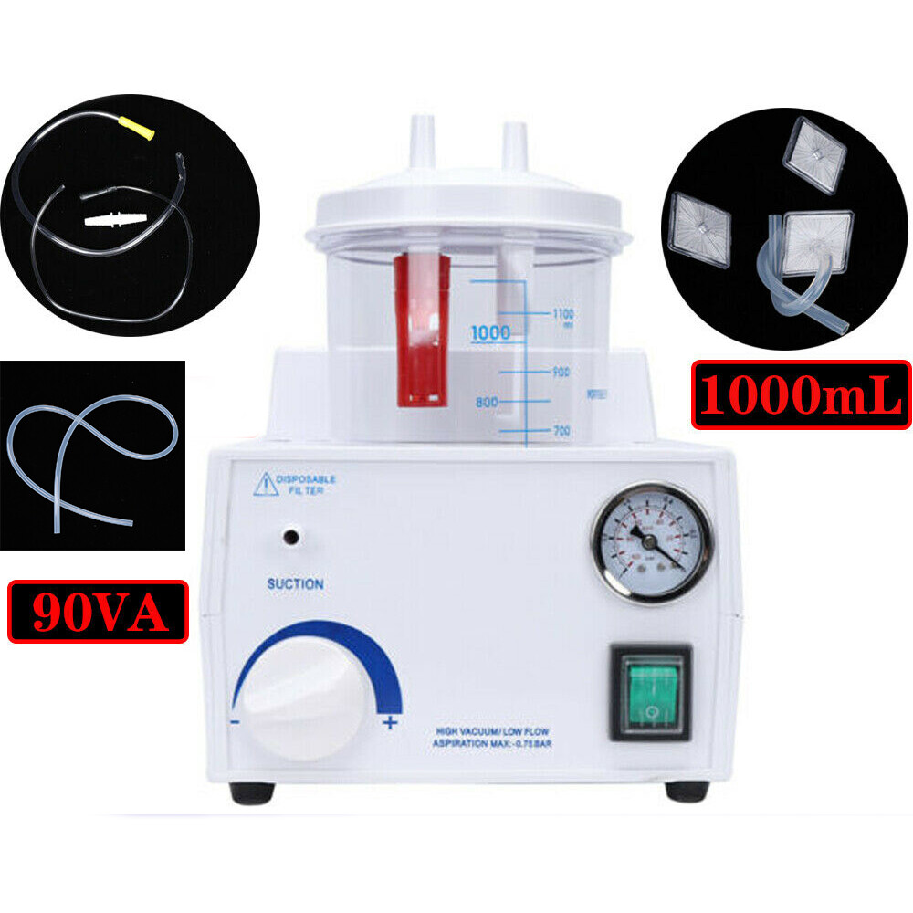 Vacuum Phlegm Quiet Suction Unit Portable Medical Emergency Aspirator Machine