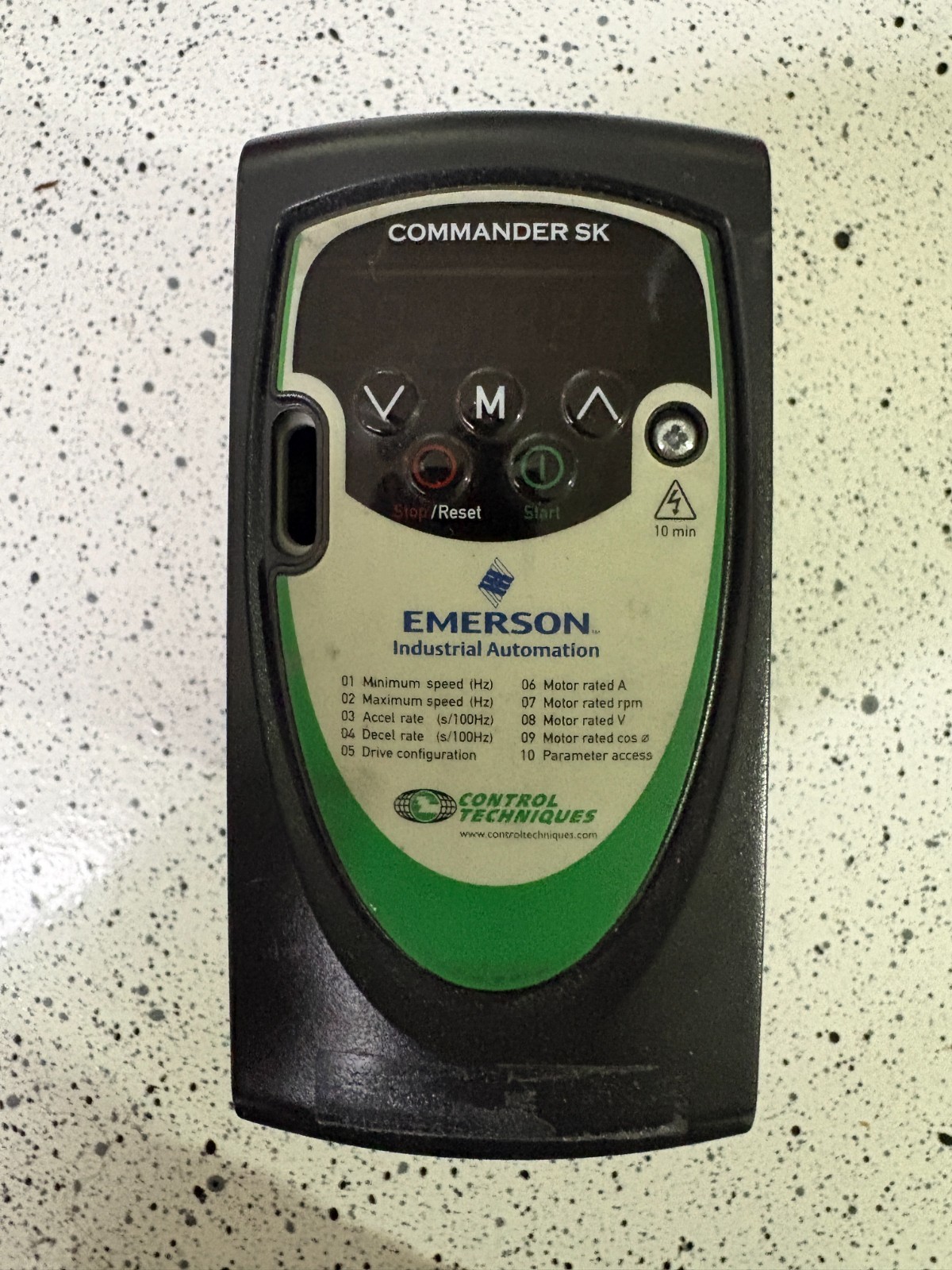 Control Techniques Commander SK SKA1200025 Variable Frequency AC Drive Emerson