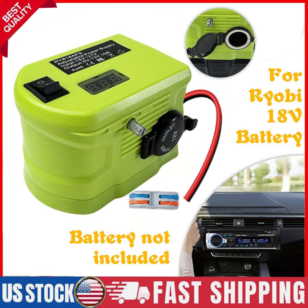 18V to 12V Step Down Converter Adapter for Ryobi 18V Battery Voltage Converter