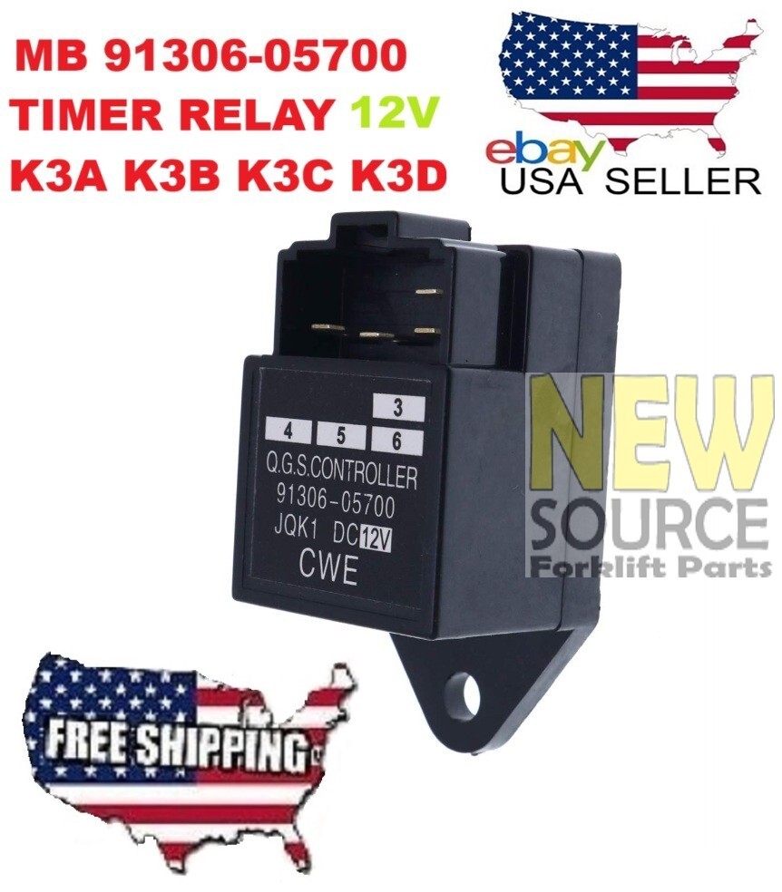 91306-05700 MM431762 MITSUBISHI TIMER RELAY GLOW PLUG 12 VOLTS RE059