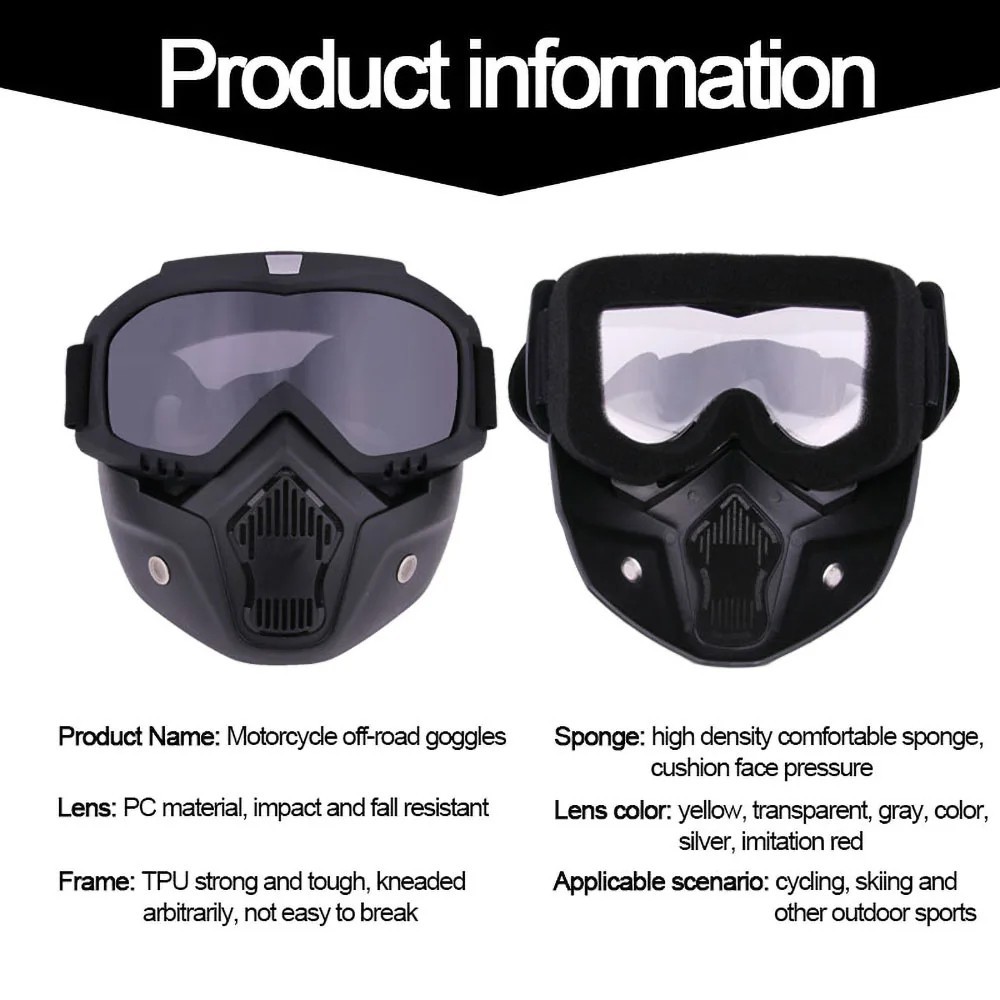 Safety Work Full Face Mask Shield & Goggles, Construction Eye Protection Eyewear