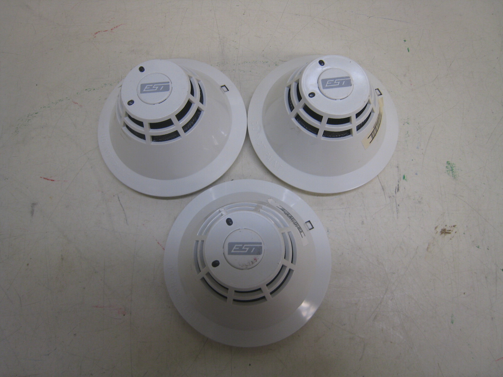Lot Of 3 EST SIGA-PS Edwards Intelligent Photoelectric Smoke Detector