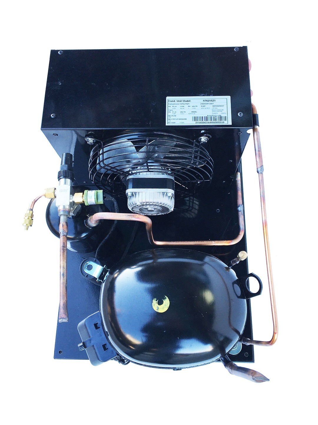 Embraco NT6215Z Outdoor Condensing Unit, 1/2HP, High Temp, R134a, 115V