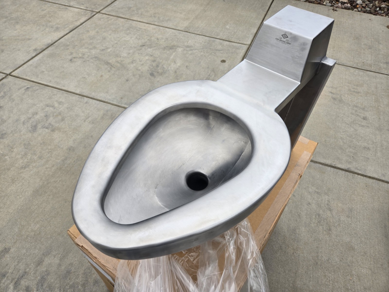 Stainless Toilet ACORN 3334 Commercial Toilet Rear Discharge Industrial Bar NEW