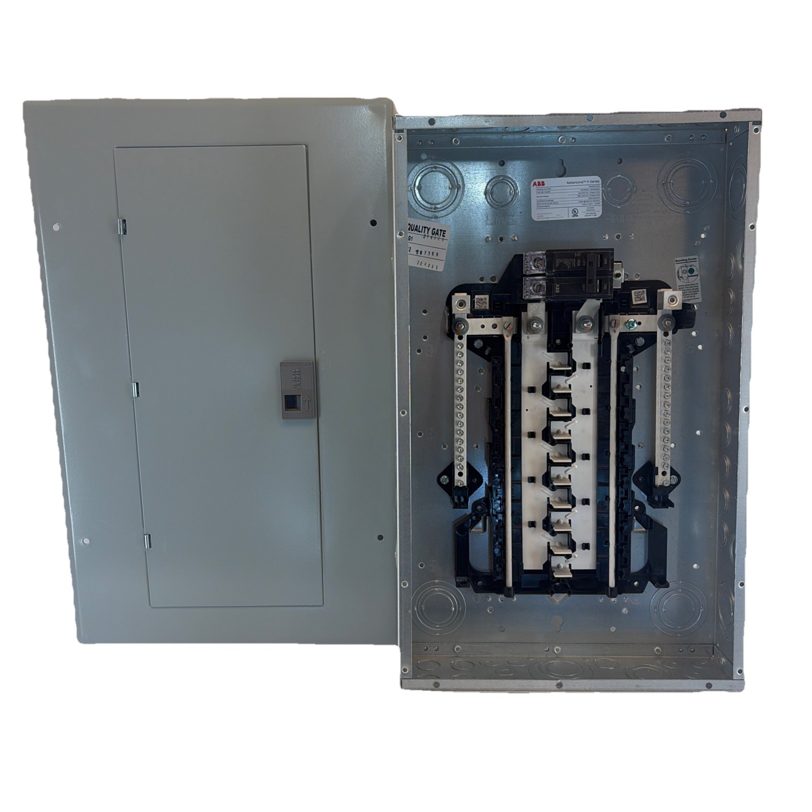 100 Amp 20-Space 40Circuit Main Breaker Indoor PlugOn Neutral Load Center Kit