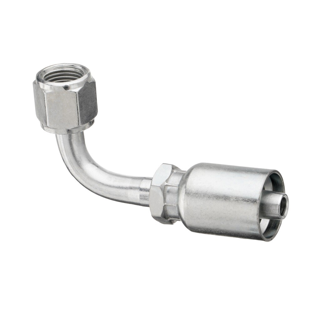 10 Pack 3/8″ JIC 37° Female 90° Elbow Hydraulic Hose Fittings For 3/8″ I.D. Hose