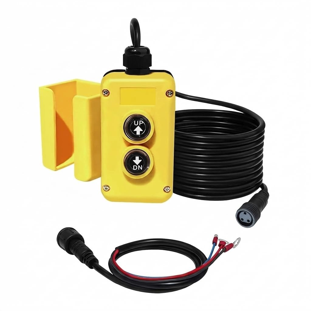 3 Wire Dump Trailer Remote Control Switch 12V DC Single Acting Hydraulic Pump