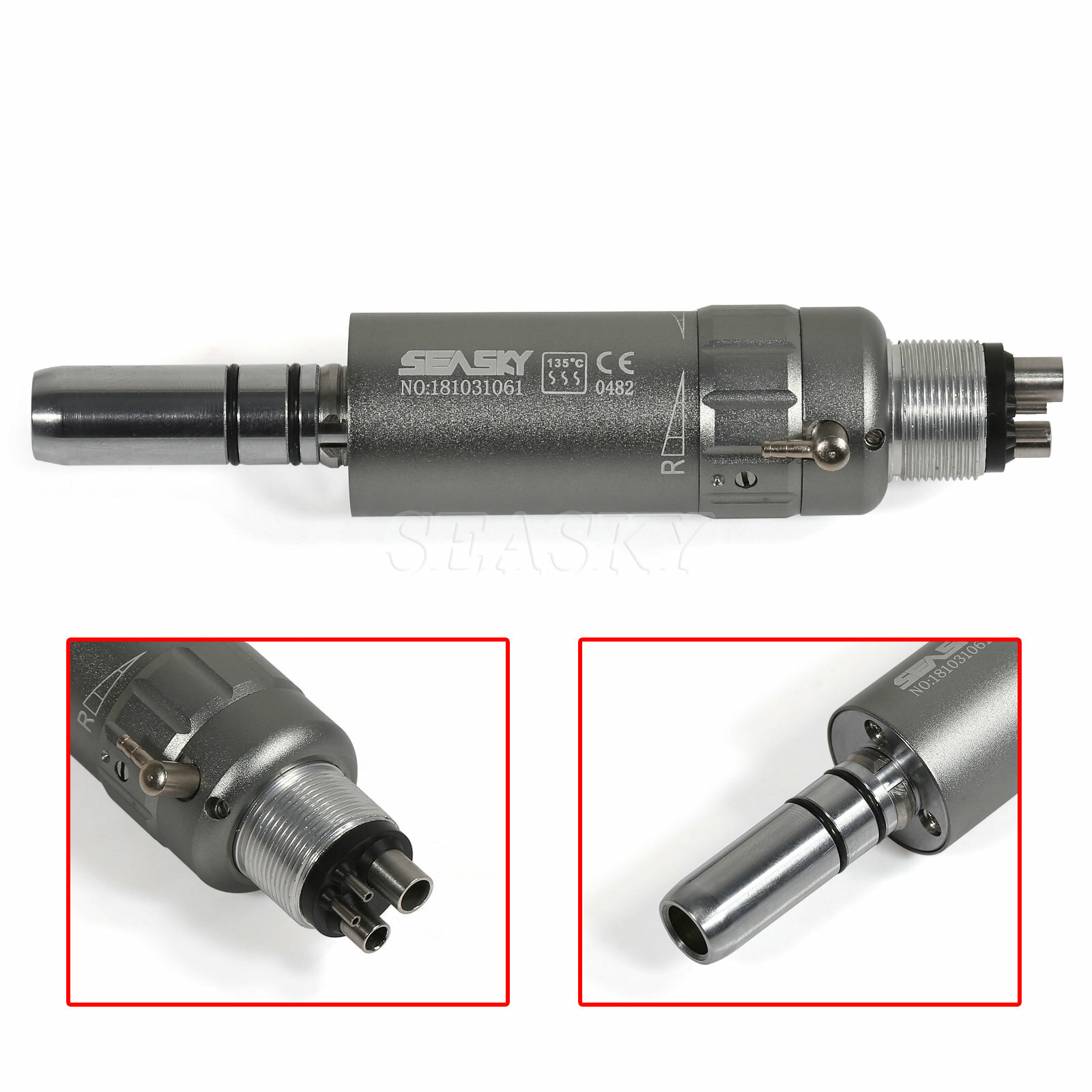 5x Dental Low Slow Speed Handpiece E-Type air motor 4 hole skysea NSK style P4