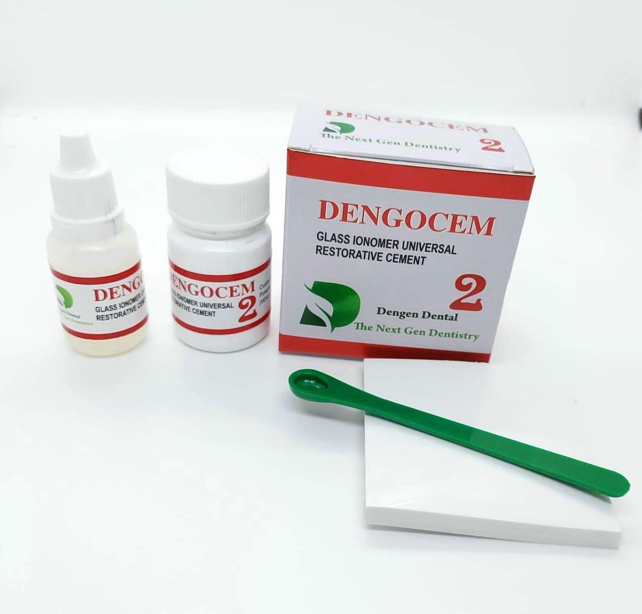 Dental permanent white cement for filling cavity/fixing loose caps restoration.