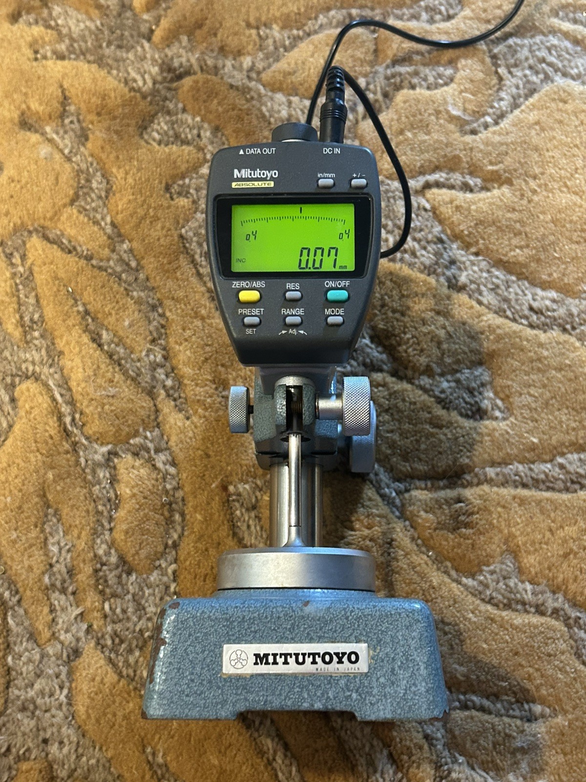 MITUTOYO DIGIMATIC INDICATORS WITH Weighted Stand