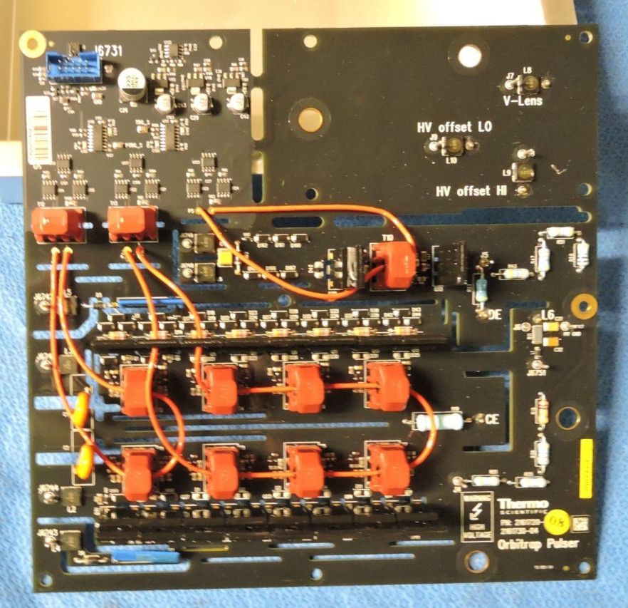 Thermo Fisher 2161720 Orbitrap Pulser Board / BRE0001171 Pulled / Damaged Pins