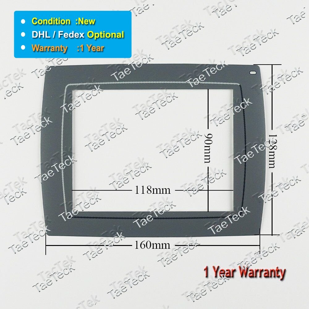 Touch Screen Panel Glass for Beijer Mitsubishi E1063 07917C with Overlay #