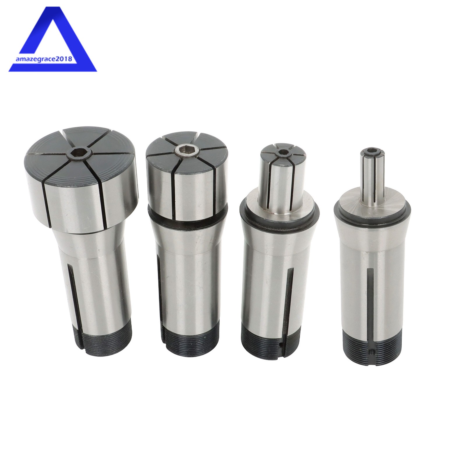 1/4 – 1-15/16″ 4 Pcs Expanding 5C Collet Set CNC Lathe Fixture Machinist Tool