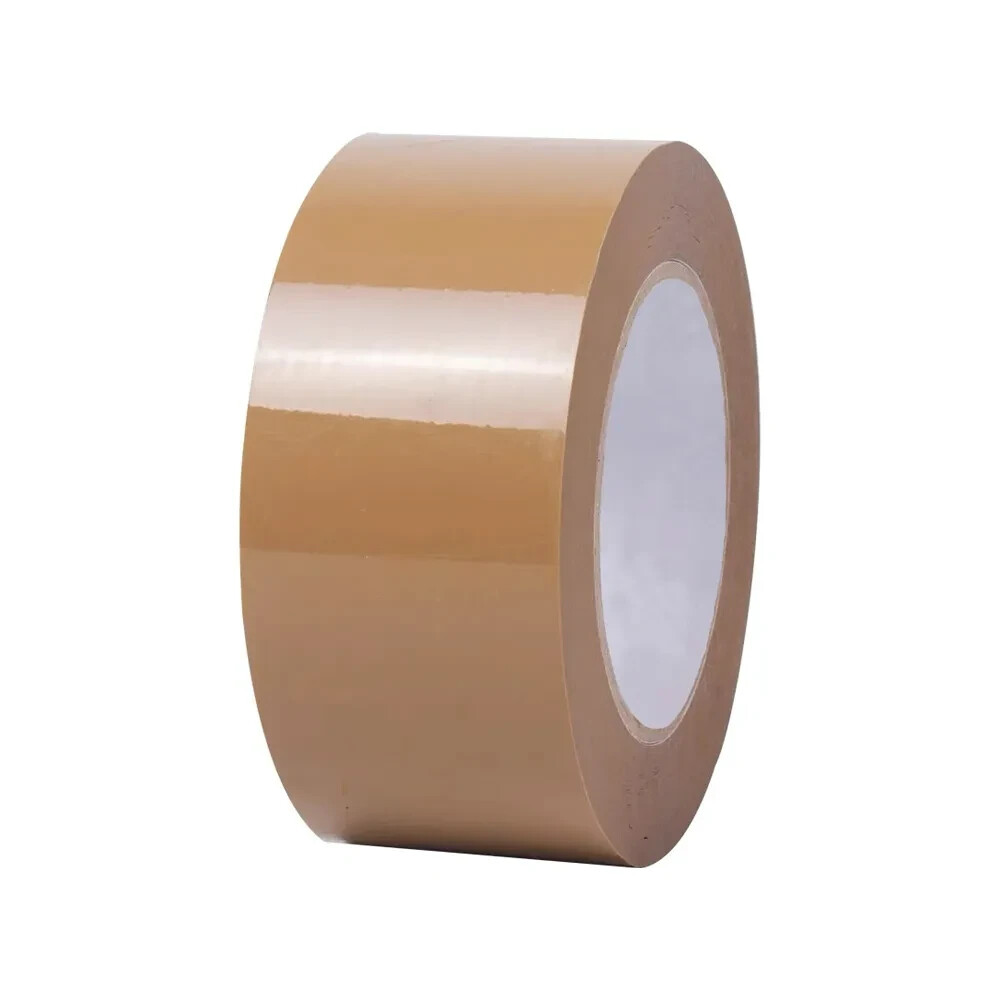 Up to 24 Rolls 3″ x 110 Yard Tan/Brown Carton Sealing Packing Shipping Box Tape