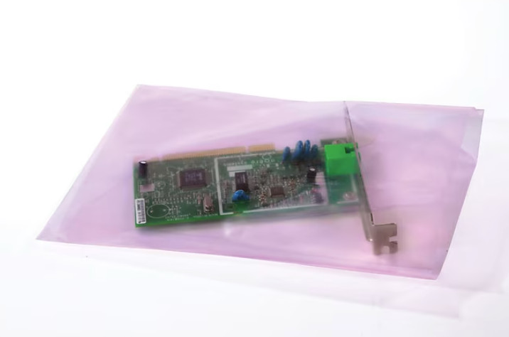 Pink Open Ended Flat Top Anti-Static 50 Bag 10″x 16″ Poly Bags 2mil Electronic