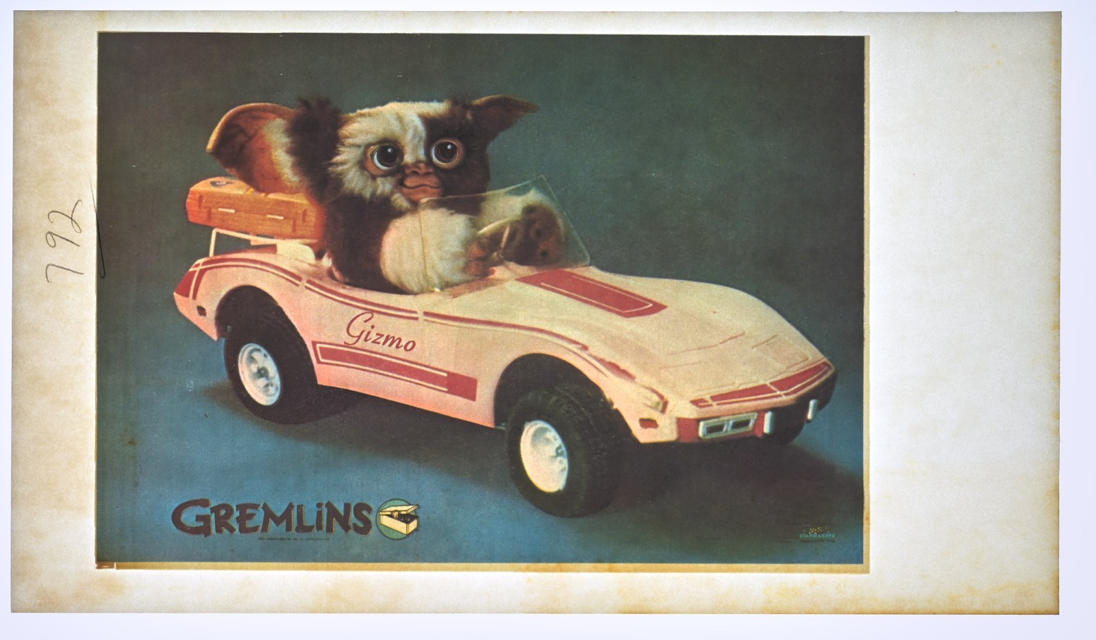 Original VINTAGE 1980s Heat Transfer | Gremlins – Gizmo in Car