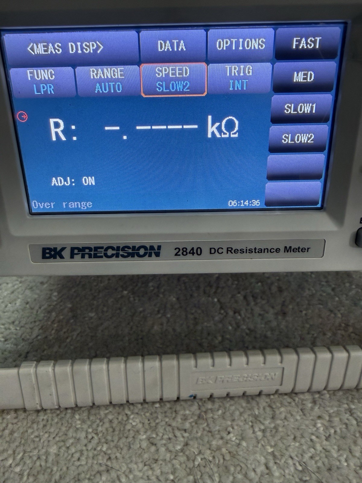 B&K Precision 2840 DC Resistance Meter Bench Top – Used – Tested Powers On