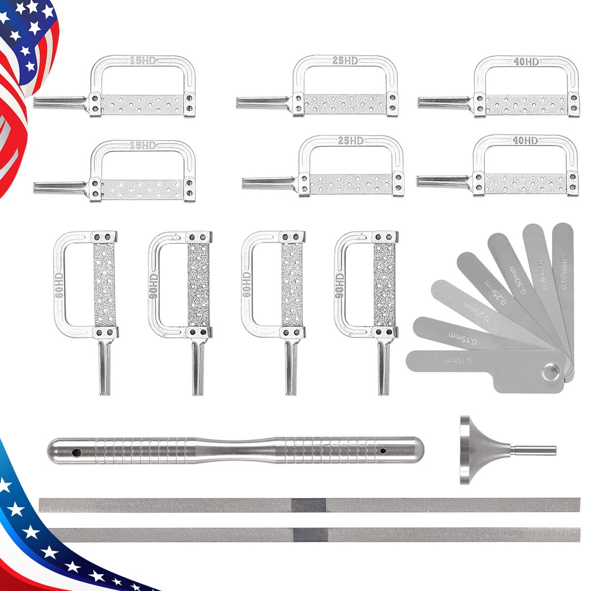 Dental 4:1 Reduction Contra Angle Handpiece IPR Interproximal Stripping Strips