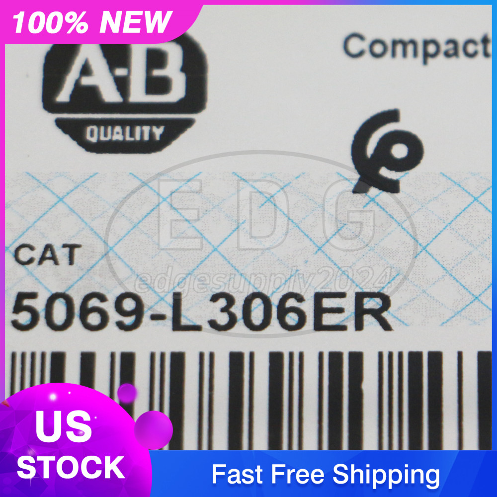 Factory Sealed NEW Allen bradley 5069-L306ER CompactLogix 600KB Enet Controller