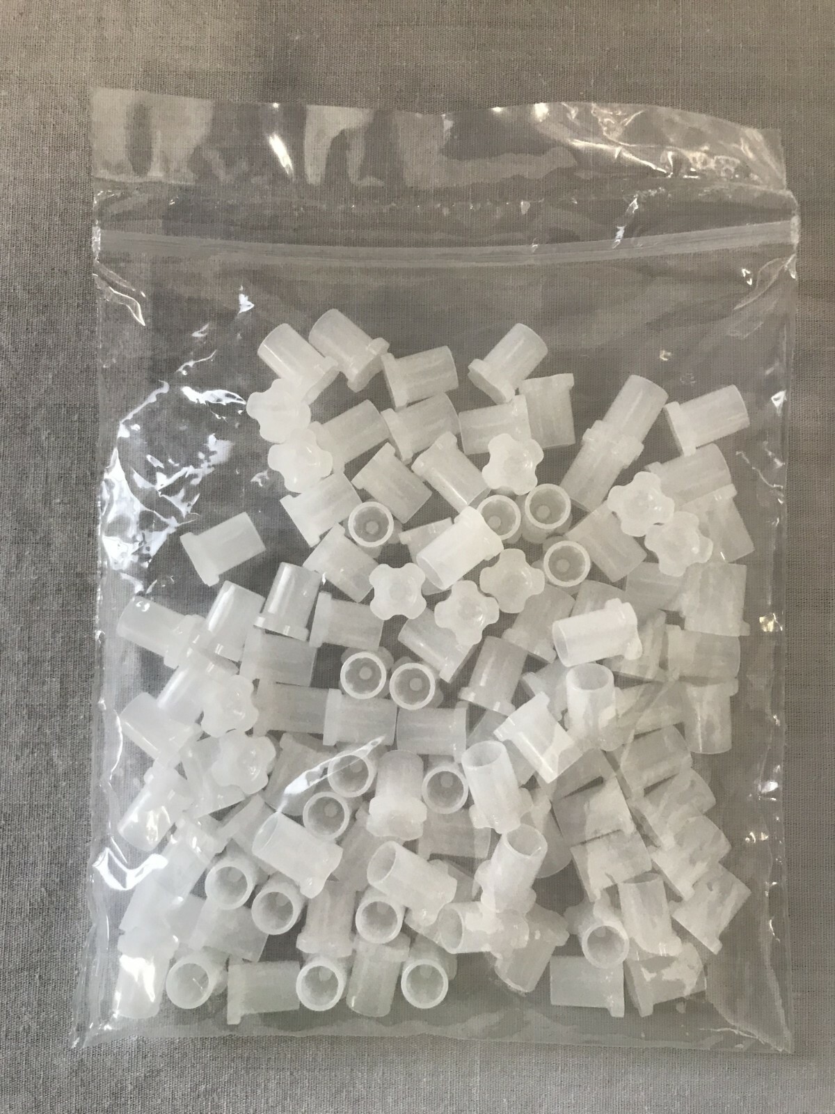 Becton-Dickinson BD 1ml Syringe Clear Tip Caps ONLY 100 Pack