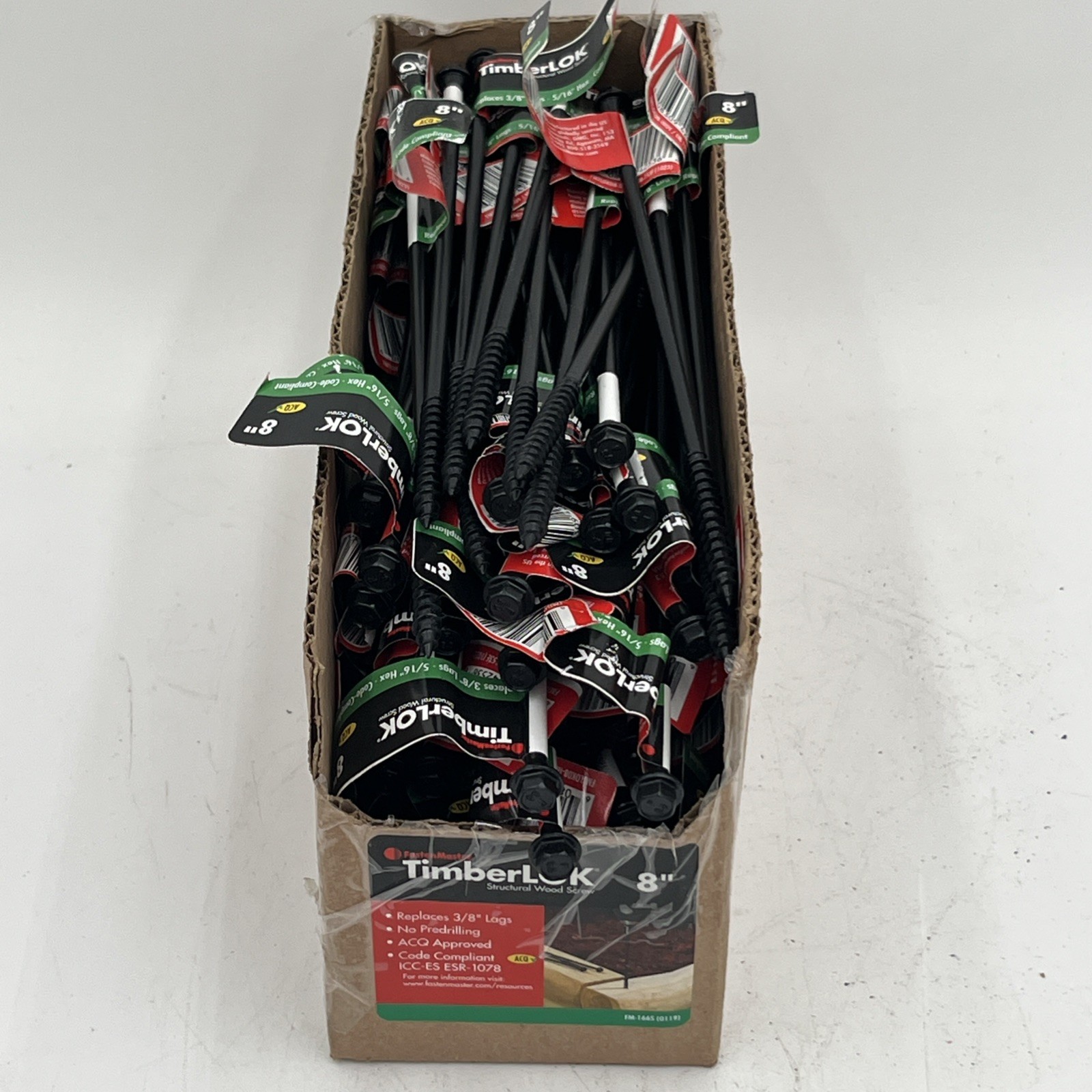 NEW!! 150-Pack FastenMaster TimberLOK 8 in. Structural Torx ttap Wood Screws