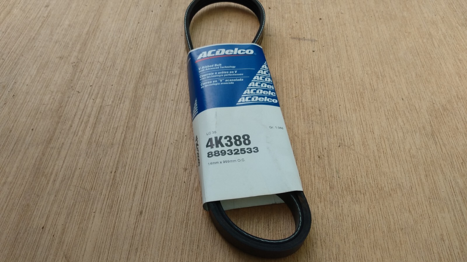 AC DELCO 4K388 Replacement Belt ( ref: 5040388 , 25-040388, 25040388 )