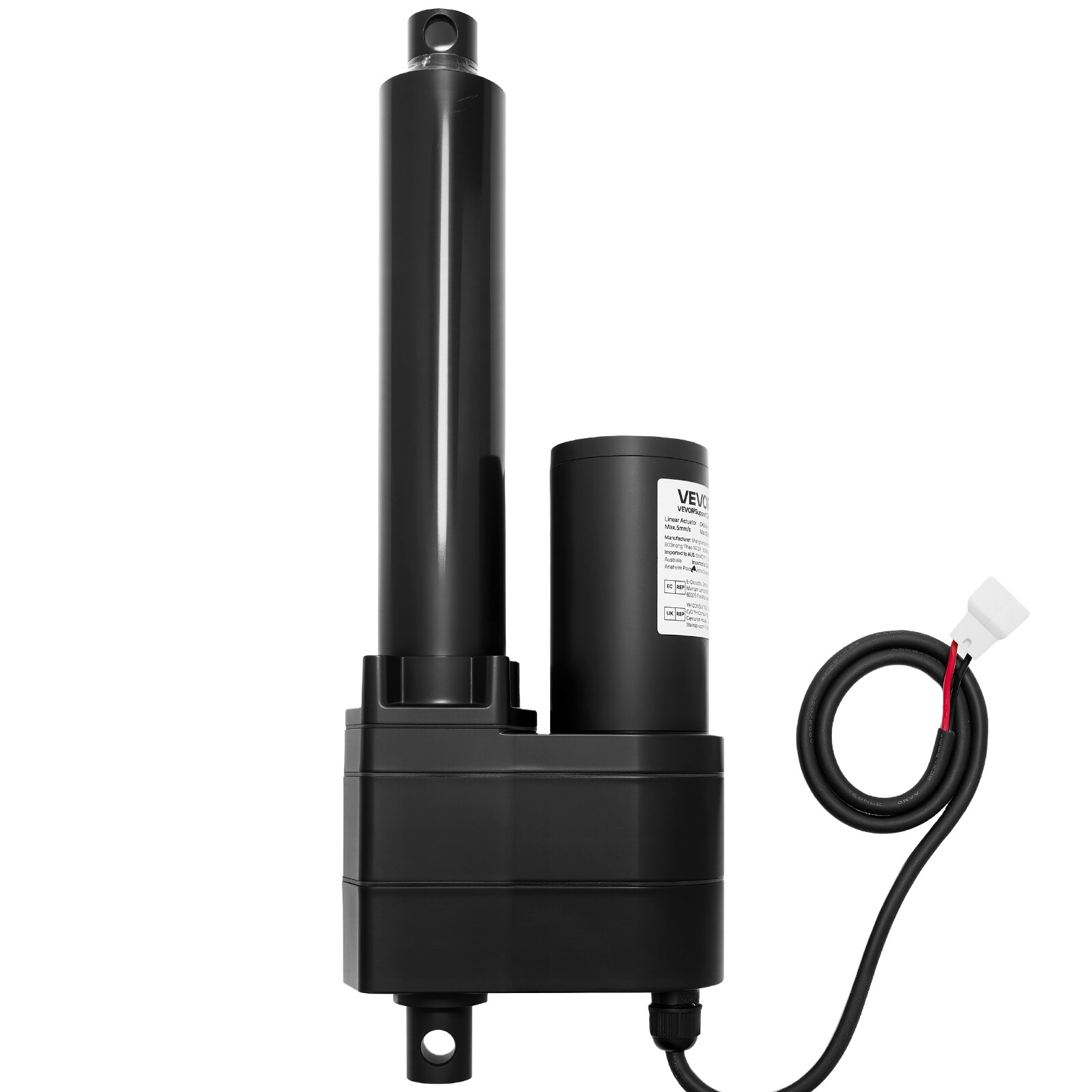 VEVOR 12V Linear Actuator 6-inch Stroke Ultra Heavy-Duty 2023lbs/9000N IP65