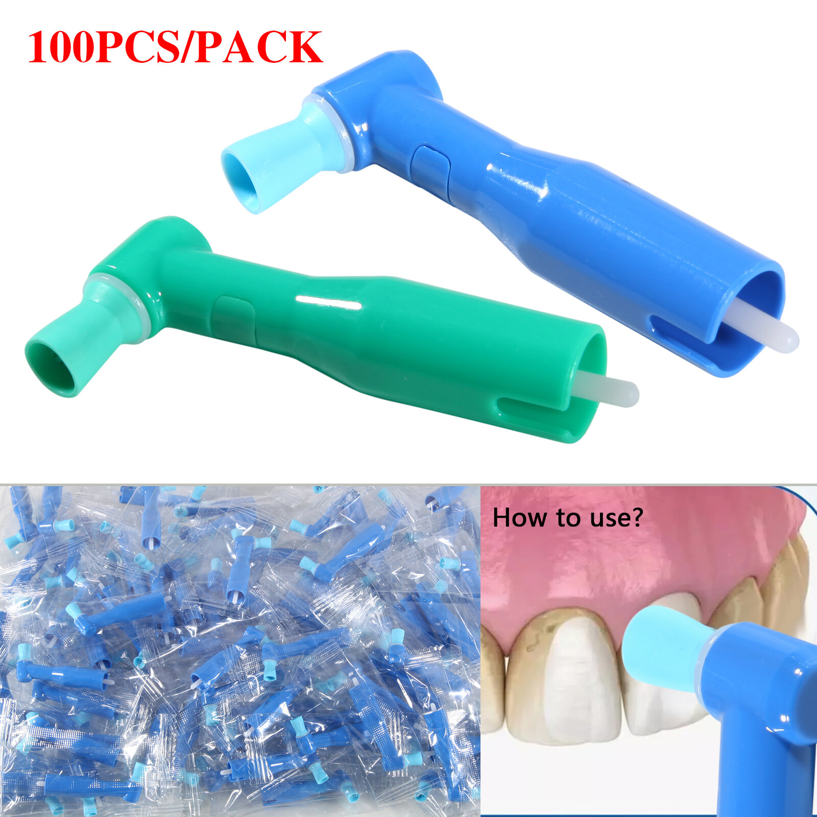 Dental Disposable Prophy Angles Soft firm 105° -Latex Free 100-500 pcs