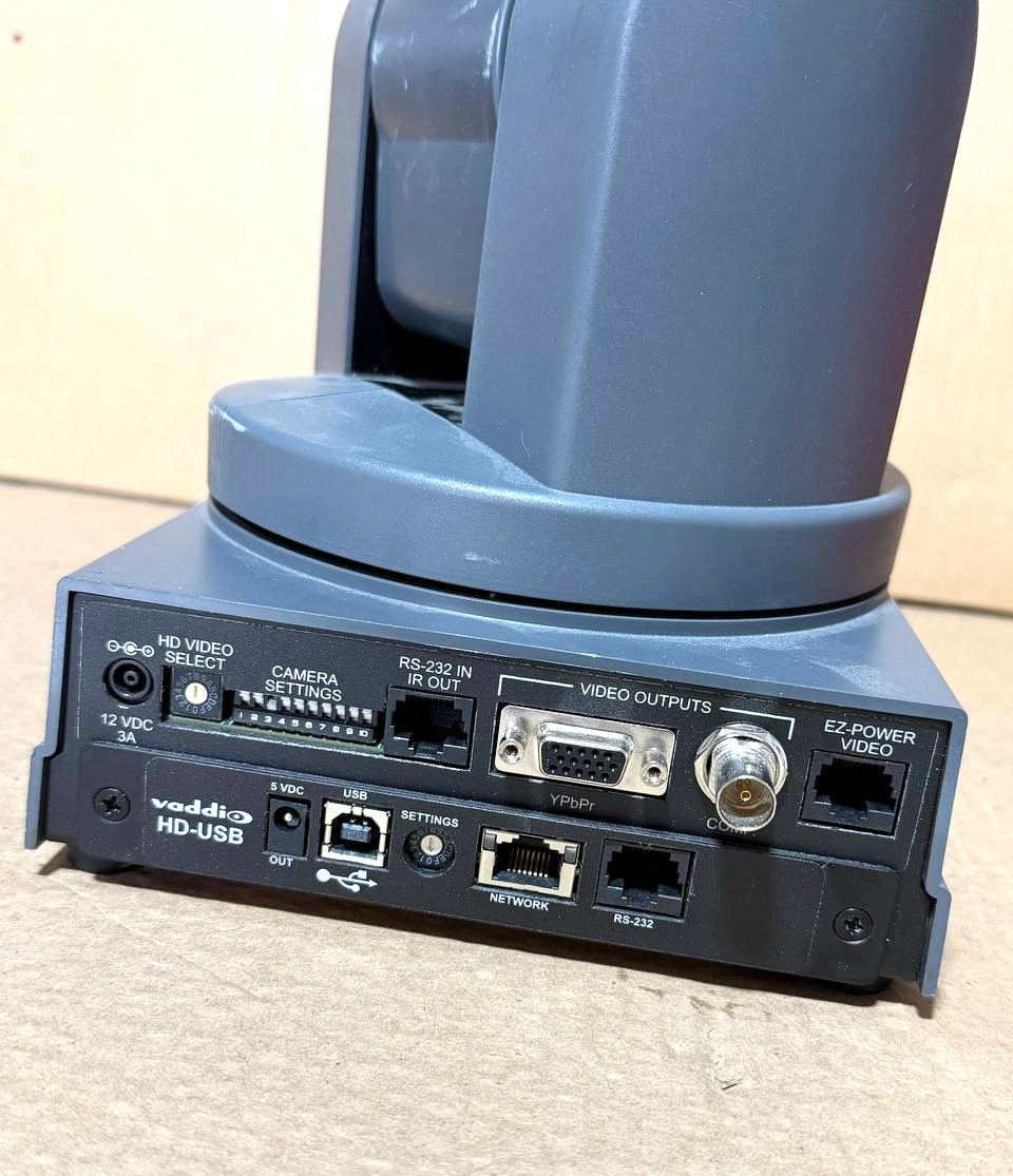 VADDIO CLEARVIEW HD USB PTZ Video Camera, 998-6990-000