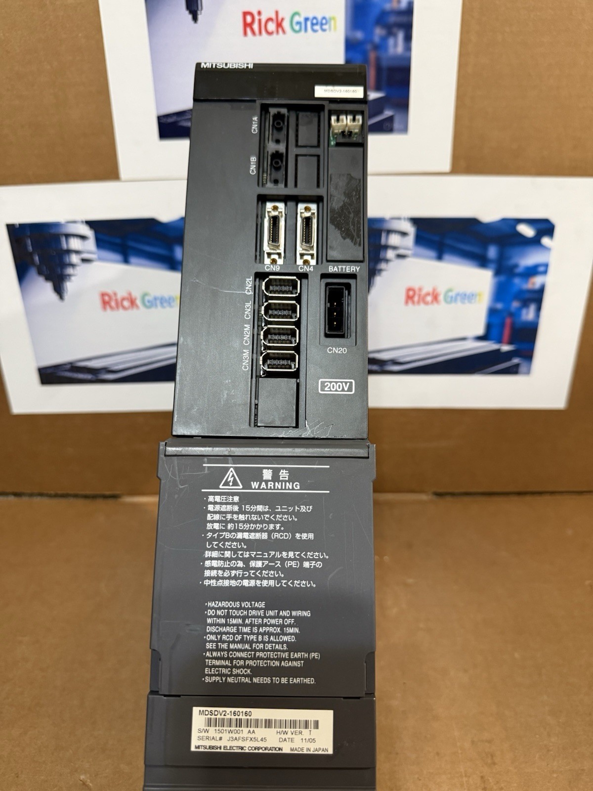 MITSUBISHI Servo Drive Unit MDS-D-V2-160160 30 Days Free Return US NDA Available