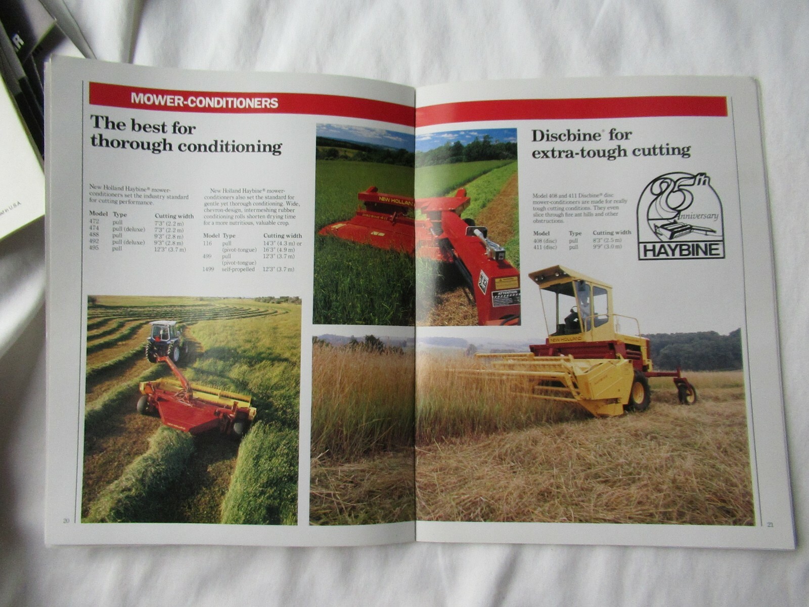 2000 Ford New Holland buyer’s guide Ford New Holland products brochure