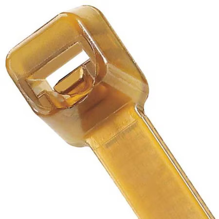 Panduit Plt2s-C71 Cable Tie, 7-1/2 In L, 2 In Max Bundle Dia., Brown, Peek, 150